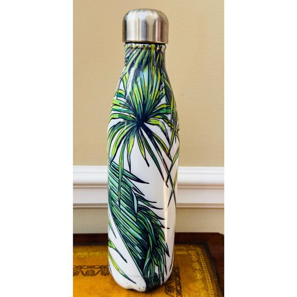 Swell Large 25 oz Waikiki Tropical Palm Tree Fern Stainless Steel Water Bottle - Picture 4 of 15